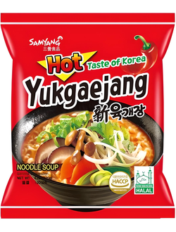 Лапша Samyang Yukgaejang Ramen со вкусом острой говядины 120 гр