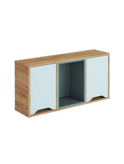 Полка навесная ПН-001 РИЧ Мята/Сумеречный голубой (Стиль)