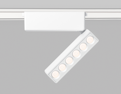 Светильник светодиодный трековый для шинопровода Magnetic Ultra Slim GV 1468 WH белый IP20 6W 4200K 48V 24° 122*26*80