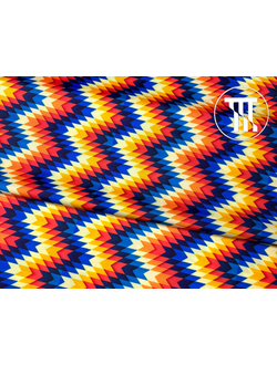 Бифлекс матовый принт Зиг-Заг Ёлочка