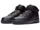 кроссовки Nike Air Force 1 Mid 07 Triple Black брендовая обувь