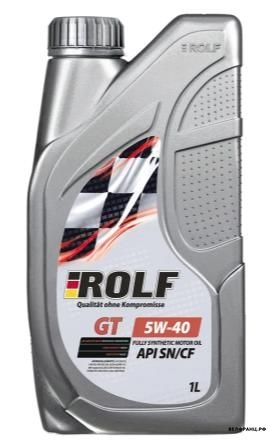 ROLF GT SAE 5W-40 API SN/CF 1 литр синтетика