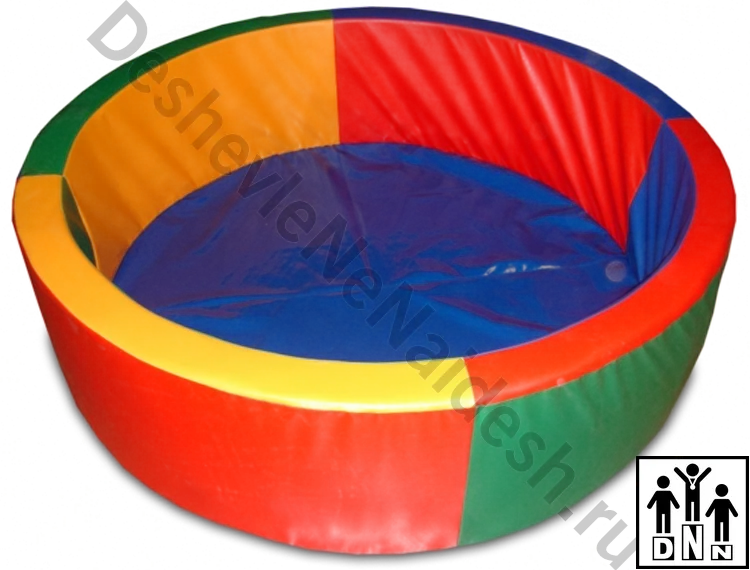 Детский сухой бассейн с шариками круглый