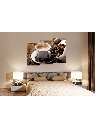 Модульная картина &quot;Изысканный вкус кофе&quot;