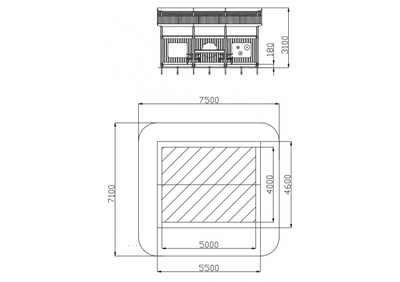 1364 Беседка Эко