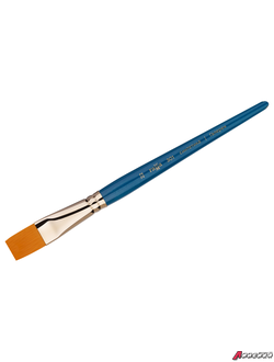 Кисть художественная синтетика Гамма "Галерея", плоская №22, короткая ручка. 301022