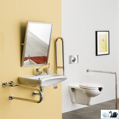 Унитаз CREAVIT BD320-11CB00E-0000, подвесной, белый, для людей с ограниченными возможностями