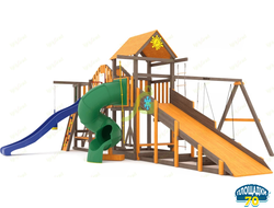 Всесезонная площадка IgraGrad С Мостик 1 с трубой SF2