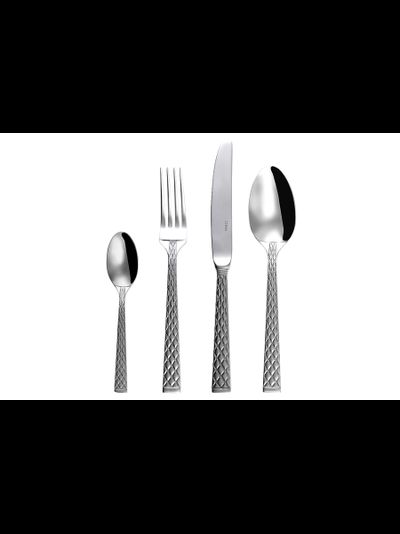 Набор столовых приборов швейцарского бренда Sola, 24 предмета на 6 персон: 6 столовых ложек, 6 столовых вилок, 6 столовых ножей, 6 чайных ложек