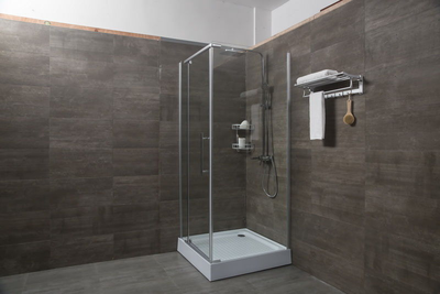 Душевое ограждение ERLIT ER10110H-C1 (100*100*200) квадратное, прозрачное