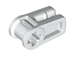 Technic, Axle and Wire Connector, White (49283 / 6278194)