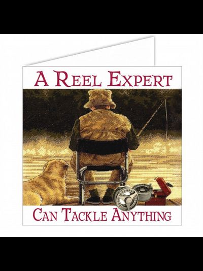 Открытка "A reel expert" Nauticalia 3351 150x150мм