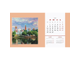 Календарь-домик настольный 2021, Москва в живописи, 14 листов