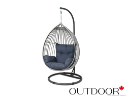 Подвесное кресло КОКОН OUTDOOR Самуи Светлый микс