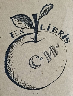 "Ex libris С.И." бумага тушь 1970-е годы