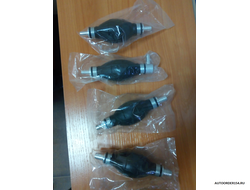 Груша для подкачки жидкости Ф8мм ( с боковым отводом)