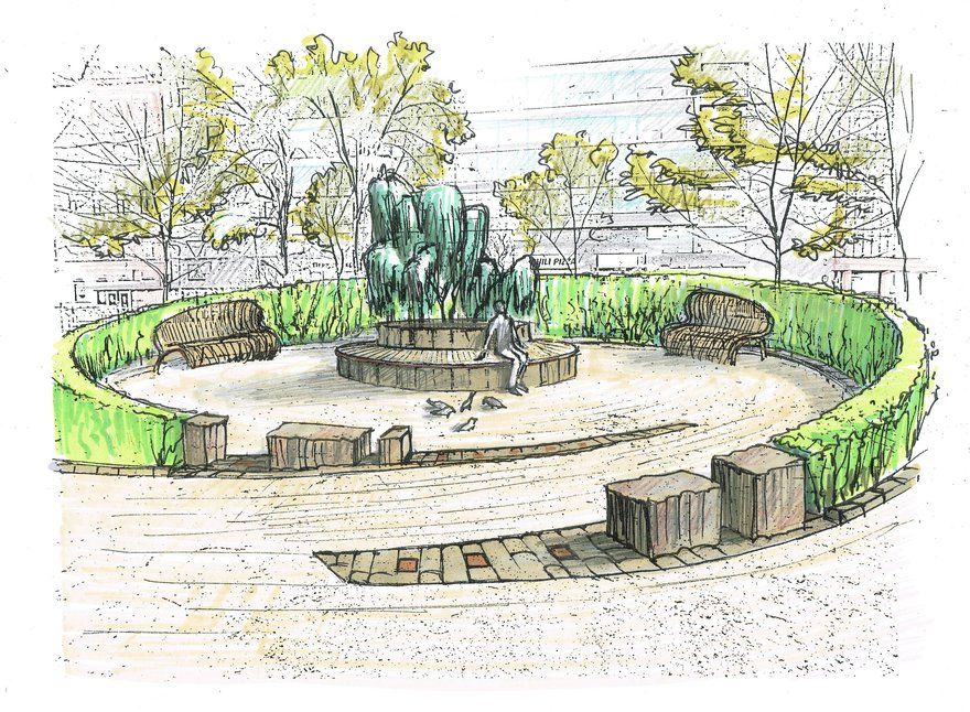 Как нарисовать зону отдыха