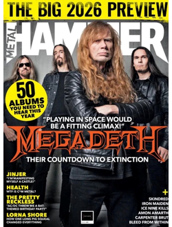 Metal Hammer UK Magazine February 2026 Megadeth Cover, Иностранные журналы, Intpressshop