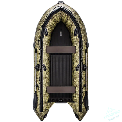 Лодка ПВХ Мастер Лодок Apache 3700НДНД Камуфляж Камыш