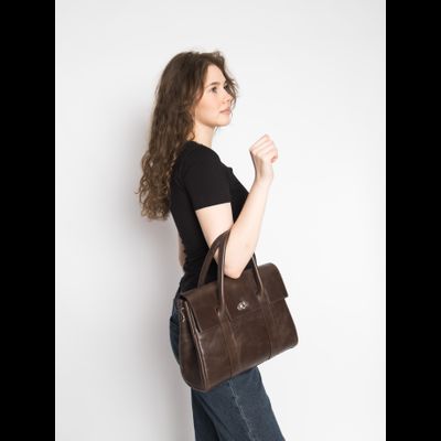 Деловая сумка Valenza Premium brown (арт. 5076-52)