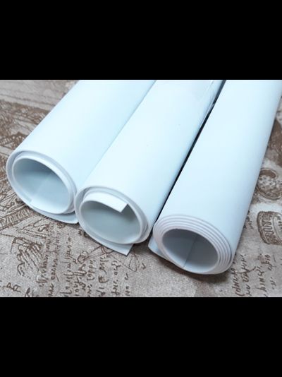 Фоамиран  50х50см 1мм цвет №021 белый