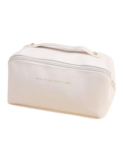 Kristaller Косметичка женская Charm suitcase, кремовый