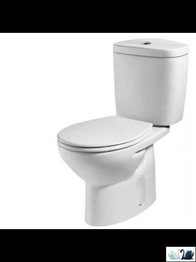 Унитаз ROCA VICTORIA 34239U000 напольный  с косым выпуском, в комплекте с бачком 34139Z000 и механизмом смыва