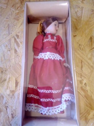 Кукла без журнала &quot;Куклы в народных костюмах&quot; №46. Праздничный костюм Оренбургской казачки