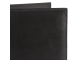 Папка адресная из натуральной кожи без надписи, формат А4, 32х25х1 см, черная, индивидуальная упаковка, 7-40, 7-40.