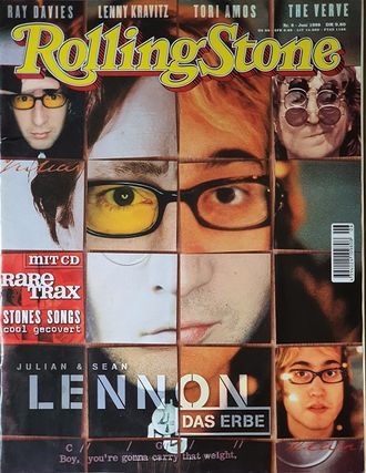 Rolling Stone Germany Magazine June 1998 Julia And Sean Lennon, Иностранные журналы, Intpress