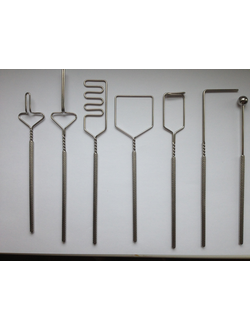 Комплект профессиональных логопедических зондов из 7 штук с улучшенными ручками