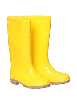 Сапоги ПВХ мужские желтые (НМС КЩС, мет.подносок, высота 38см)