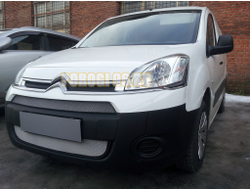 Защита радиатора Citroen Berlingo 2013- рестайлинг (2 части) chrome