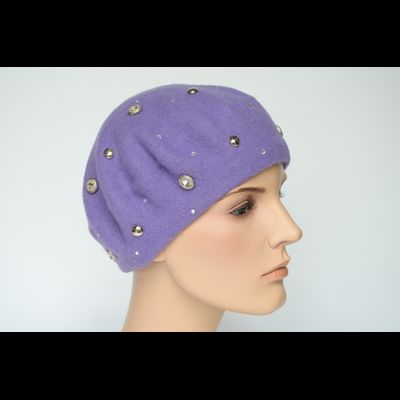 Лавандовый берет фетровый Vizio Италия 3633 BL