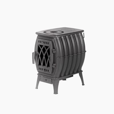 Печь отопительно-варочная «Бахта» черная до 180 м3