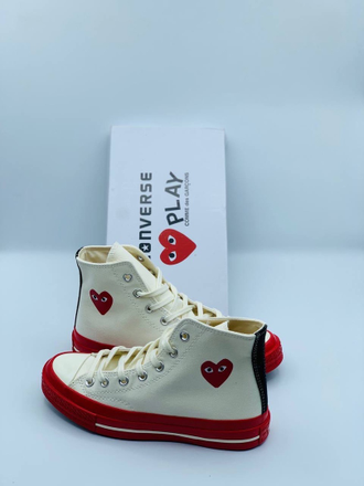 Converse x play white new arrivals