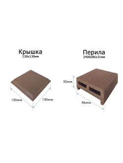 Крышка и перила