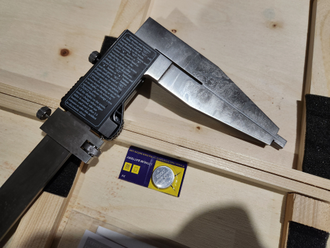 Штангенциркуль ШЦ-2 250 мм 0,01 электронный (Цифровой) с удлиненными губками 150 мм