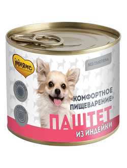 Мнямс влажный корм (пауч) для собак "Комфортное пищеварение" из индейки 200 г