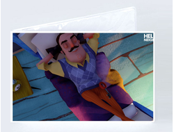 Обложка на студенческий билет Привет Сосед/ Hello Neighbor №8