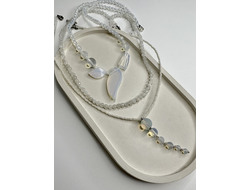 Бусы лунный камень в ассортименте