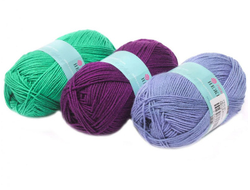 Пряжа Нежная акрил 50%, хлопок 50% 50 гр. 165 м спицы №3