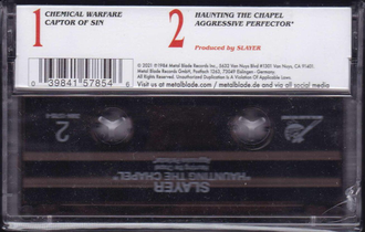 Купить аудиокассету Slayer - Haunting The Chapel в интернет-магазине CD, LP и MC
