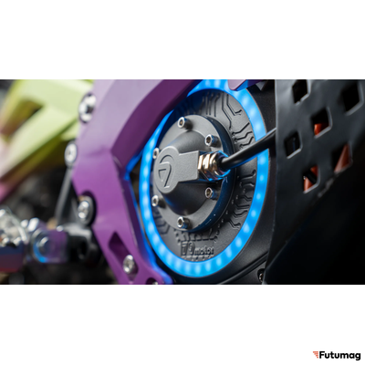 Электромотоцикл эндуро 79bike Falcon Pro белый-красный