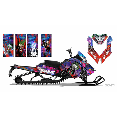 SKI DOO summit T3 2013 2014 2015 снегоход мотопленка.рф наклейки джокер