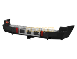 Задний силовой бампер серии Трофи на Chevrolet NIVA 2002-2020 (03.117.01)