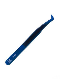 Le Maitre Пинцет профессиональный "Expert" Blue T2 65