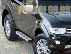 Пороги на Mitsubishi Pajero Sport  (2008-2015) Start