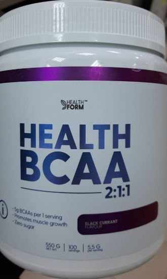 health bcaa health form 550гр. черная смородина