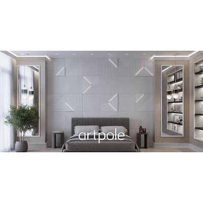 Гипсовая панель PIFAGOR + LED артикул D-0010